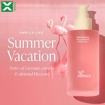 Pink Beach Body Oil - Private Label Vegan Organic Moisturizing Whitening Full Body Massage