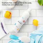 Baby Shampoo Conditioner Set - OEM Plant Based Vegan Tear Free Moisturizing Hair Growth Oil