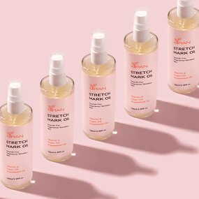 Stretch Mark Belly Oil - Organic Vitamin E Maternity Sensitive Skin Firm Massage Oil Spray