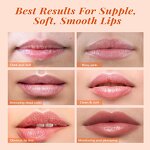 Peach Collagen Lip Set - Private Labeling Scrub and Balm Kit Natural Organic Exfoliator