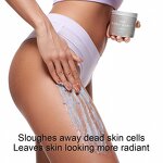 Body Scrub 100g - Private Label Sea Salt Sugar Cocos Nucifera Exfoliating Brightening Organic