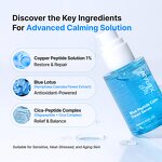 Copper Peptide Serum - Private Label Blue Lotus Centella Soothing Anti Redness Barrier Repair