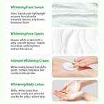 Whitening Skincare Set - Private Label OEM Glutathione Alpha-Arbutin Niacinamide Vegan All Skin