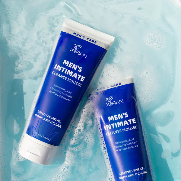 Men's Intimate Body Wash - Private Label Aloe Tea Tree Deep Cleansing pH Balanced Foam Cleanser