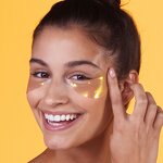 24K Gold Eye Patches - Custom Lift Firm Hydrogel Anti-Aging Reduce Dark Circles Wrinkles