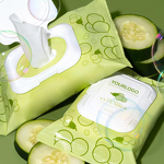 Makeup Remover Wipes - Private Label Custom Logo Fruits Scent Daily Facial Cleanser Towelettes