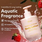 Strawberry Ginger Body Lotion - Private Label Vegan Cocoa Butter Caffeine Hydrating Moisturizing