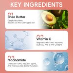 Whitening Body Cream - Private Label Shea Butter Vitamin C Reduce Dark Spots OEM ODM