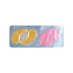 Lip and Eye Mask Set - Private Label Collagen Cherry 24k Gold Anti Wrinkle Moist Lip Mask