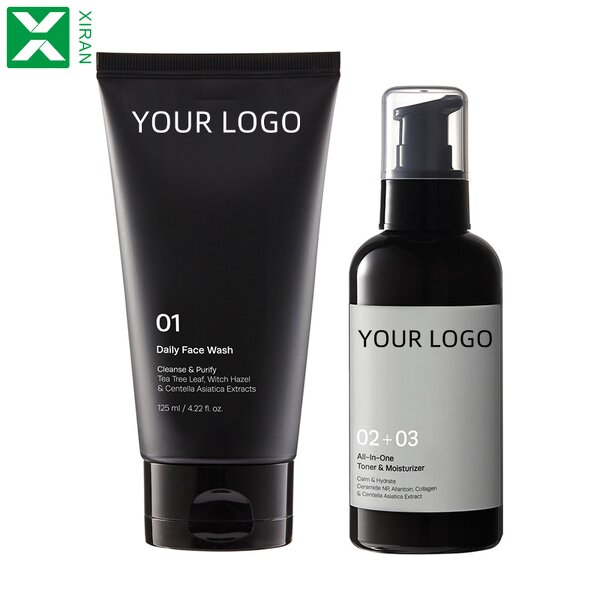 Men's Two-step Skincare - Customized Private Label Pore Repair Deep Moisturizing Skin Problems
