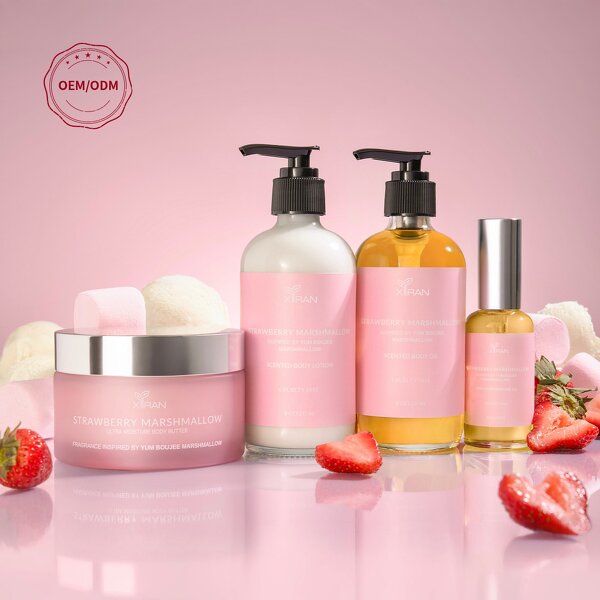 Natural Body Care Set - Custom Logo Organic Oils Shea Butter Hydrate Nourish Glow Skin