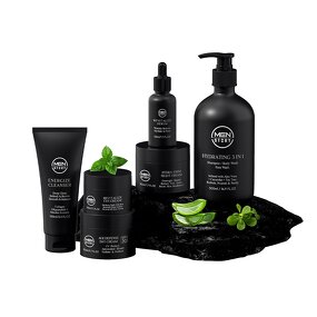 Men's Bath Sets - Private Label Collagen Niacinamide Hyaluronic Acid Energizes Firms Smooths