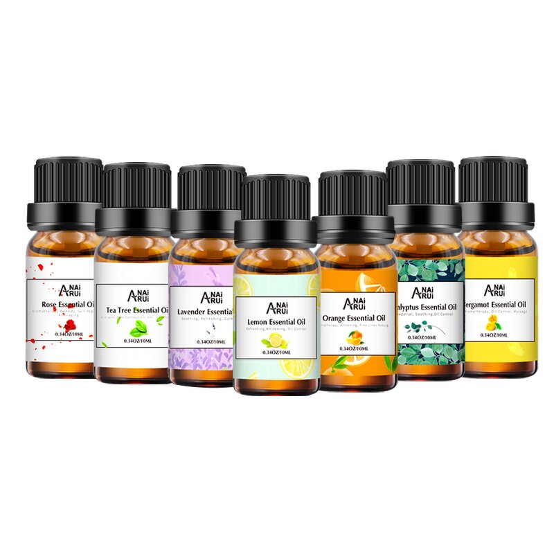 Essential Oil Set - Factory Supply Private Label 100% Pure Natural Rose Lavender Gift Set