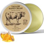 Tallow Hand Cream - Private Label Tallow and Honey Soothe Repair Deeply Moisturizing Lotion