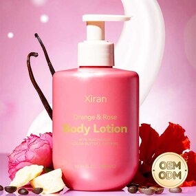 Vegan Body Lotion - Private Label Natural Cocoa Butter Niacinamide Whitening Fruity-Floral