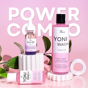 Yoni Care Kit - Custom Private Label Vaginal Tightening Gel Wash Oil Feminine Scrub Ph Balance
