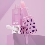 Lip Balm Lip Oil Set - Organic Vitamin E Coconut Oil Hydrating Cherry Lip Butter Private Label