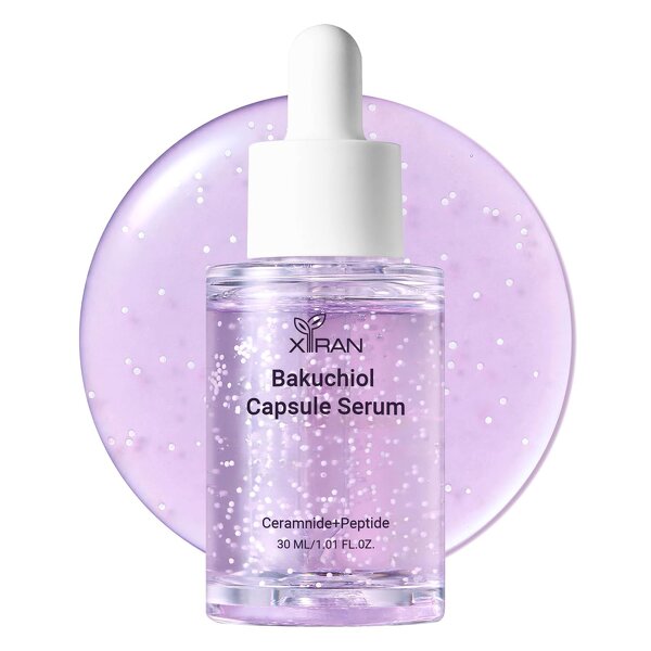 Bakuchiol Capsule Serum - Private Label Retinol Alternative Anti Wrinkle Ceramide Peptide Firming