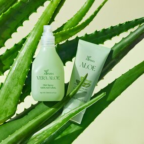 Aloe Vera Hand Care Set - Private Label 100% Natural Lotion + Face Mist Hydra Mini Custom