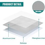 Drywall Repair Patch - Self-Adhesive Fiberglass Mesh for Aluminum Sheetrock Ceiling Wall