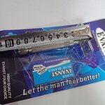 Double Edge Safety Razor - 2022 New Arrival Metal Butterfly Open with 5pcs Blade Refills