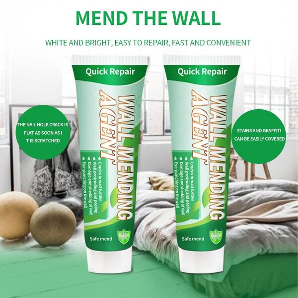 Wall Repair Cream - New Arrival Quick Drying Waterproof Strong Viscosity Hole Filler Mending Agent