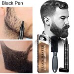 Beard Pen Filler - Hot Selling Long Lasting Waterproof Natural Finish with Beard Brush