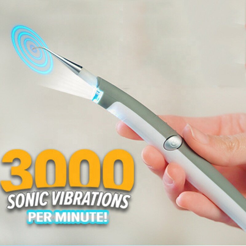 Sonic Dental Cleaner - Oral Care Electric Teeth Whitening Tartar Stains Remover With LED Light