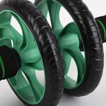Abdominal Exercise Roller - Home Gym Fitness Abs Workout Core Strength Muscle Training Wheel