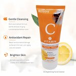 Vitamin C Facial Wash - Natural Brightening Pore Cleaning Oil Control Hyaluronic Acid Face Cleanser