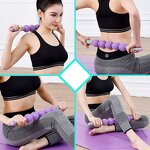 M3 Massage Roller - 5 Ball Yoga Stick Point Spiky Pressure Deep Tissue Body Recovery