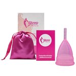 Silicone Menstrual Cup - Eco-Friendly Reusable Health Care 12 Hours Wear for Women Period Care