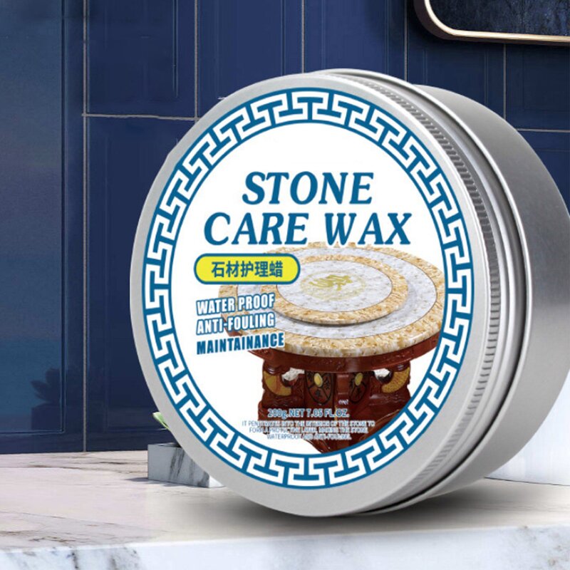 Stone Care Polish Wax - Natural Kitchen Bath Marble Floor Furniture Seal Protect Soapstone Slate