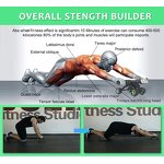 10-in-1 Ab Roller Kit - Resistance Bands Knee Mat Jump Rope Push-Up Bar Core Strength Training