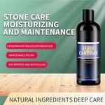 Stone Seasoning Wax - 300ml Natural Deep Nourishment Remove Stains Resist Scratches Restore Gloss