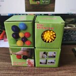 Massage Balls - Deep Tissue Plantar Fasciitis Reflexology Stress Therapy Spiky Foot Roller