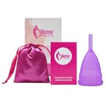 Silicone Menstrual Cup - Eco-Friendly Reusable Health Care 12 Hours Wear for Women Period Care
