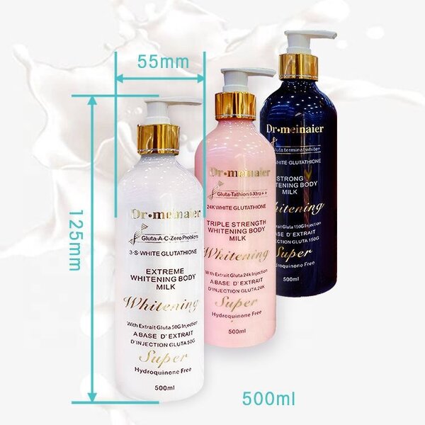 24K Body Lotion - 500ml Strong Nourishing Whitening Cream for Body Skin Care