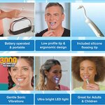 Sonic Dental Cleaner - Oral Care Electric Teeth Whitening Tartar Stains Remover With LED Light