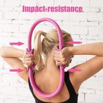 Yoga Magic Circle - Superior Unbreakable Dual Grip Foam Pads Fitness Exercise Ring