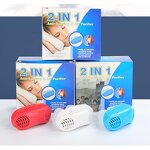2 in 1 Anti Snoring Device - Automatic Nasal Dilator Nose Vents Air Purifier Filter