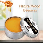 Wood Seasoning Beeswax - Non Toxic All-Purpose Furniture Wood Cleaner and Polish