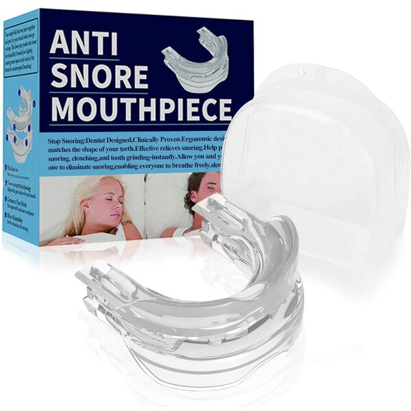 Anti Snore Mouth Guard - BPA Free Best Night Bite Guard Teeth Grinding and Clenching