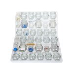 Glass Cupping Jar Set - Professional 42pcs Chinese Acupoint Fire Vacuum Therapy Massager