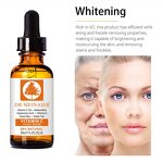Peptide Vitamin C Serum - Natural Skin Care AHA Whitening Anti Aging Dark Spot Correction Anti Acne