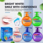Oral Care Gel Toothpaste - Fresh Breath Pump Stain Removal Whitening Strengthening Gums Anti-Cavity