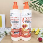Vitamin C Body Lotion - 500ml 3 Days Moisturizing Whitening Fruit Milk Extract Body Cream