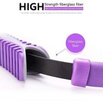 Yoga Magic Circle - Superior Unbreakable Dual Grip Foam Pads Fitness Exercise Ring