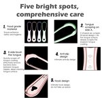 PP Tongue Cleaner - 100% BPA-Free Effective Food Grade Tool Bad Breath Treatment Oral Hygiene