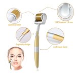 ZGTS Derma Roller - 192 Titanium Micro Needle Professional Face Body Whitening Wrinkle Remover